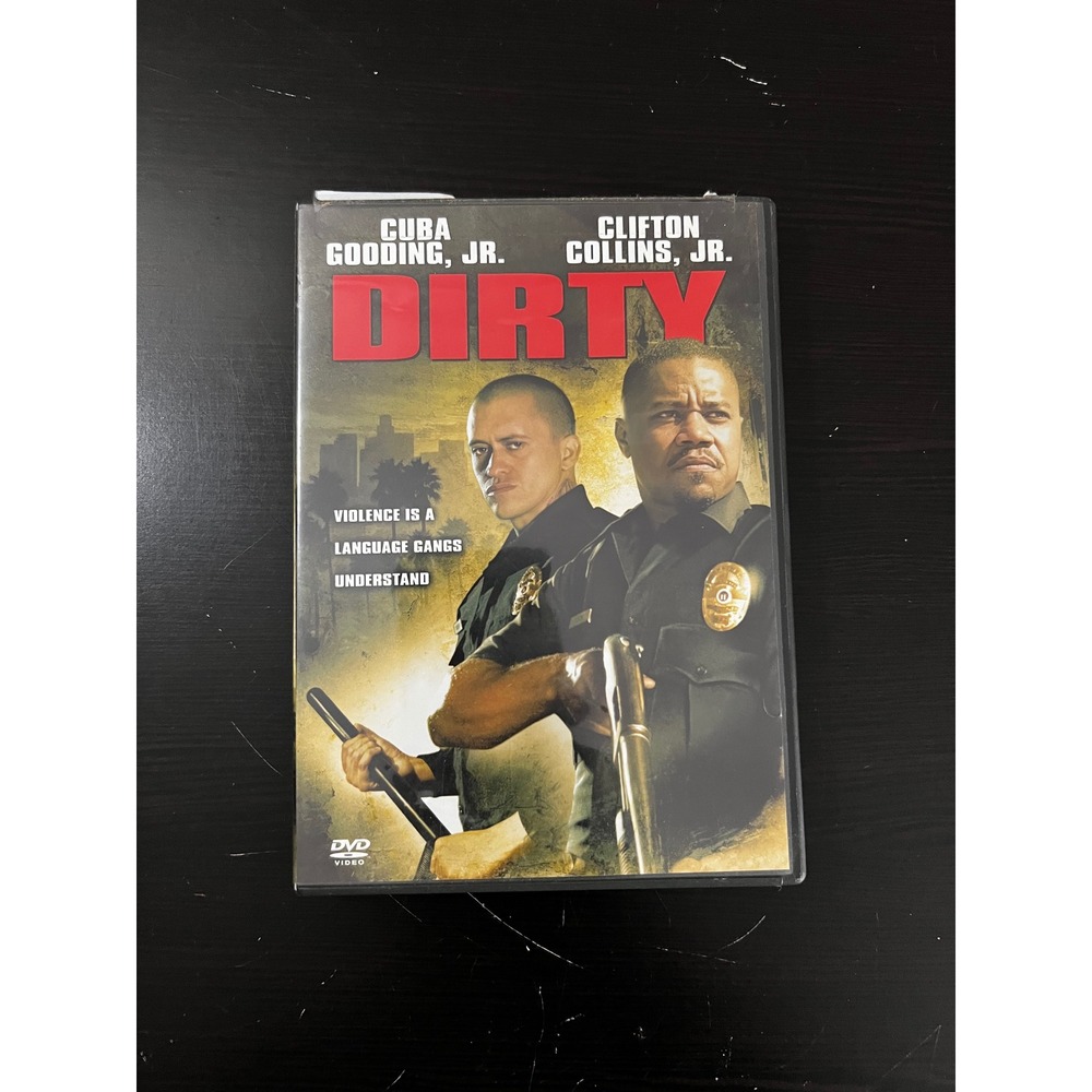 Dirty DVD Cuba Gooding Jr Clifton Collins Jr 2005 Crime Thriller Movie R Rated